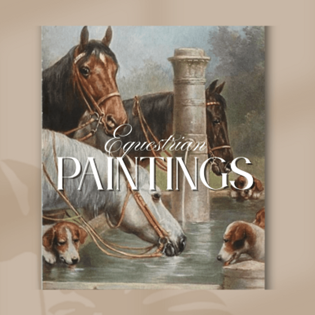 Галерея мода Картины Equestrian painting #3